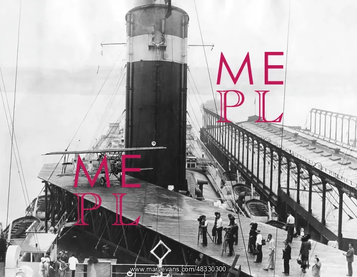 : Airplane on the Leviathan, 1927 : Airplane on the Leviathan, 1927