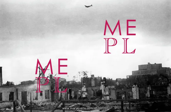 : Airplane of the Luftwaffe over Minsk, 1941 : Airplane of the Luftwaffe over Minsk, 1941