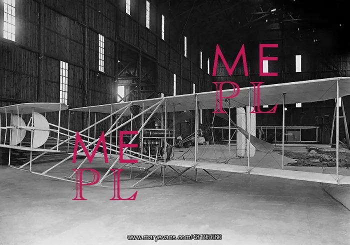 : The airplane of Orville Wright, 1909 : The airplane of Orville Wright, 1909