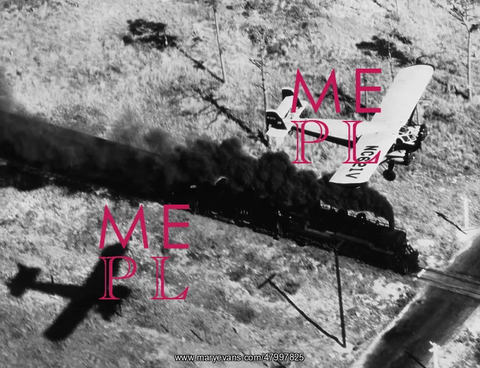 : Airplane and railway, 1931 : Airplane and railway, 1931