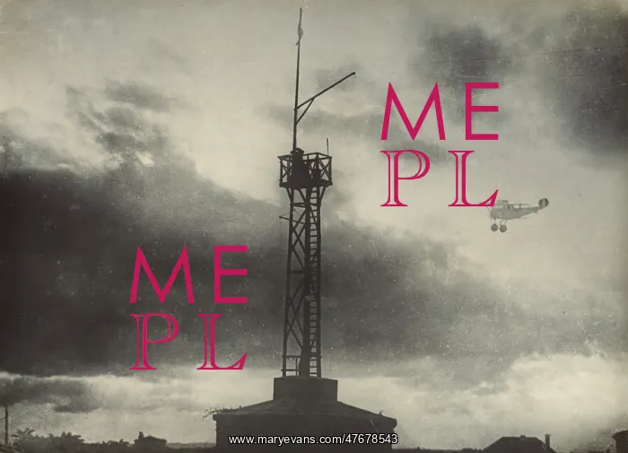 : Airplane and Signal Tower, World War 1 : Airplane and Signal Tower, World War 1