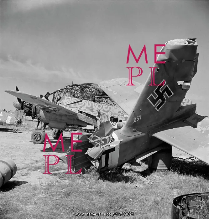 : Airplanes - German - Damaged - WWII : Airplanes - German - Damaged - WWII