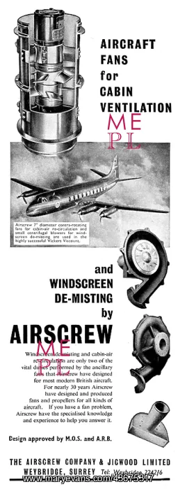 : Airscrew Fans For Cabin Ventilation : Airscrew Fans For Cabin Ventilation