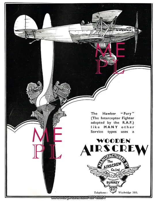  : Airscrew Co Hawker Fury