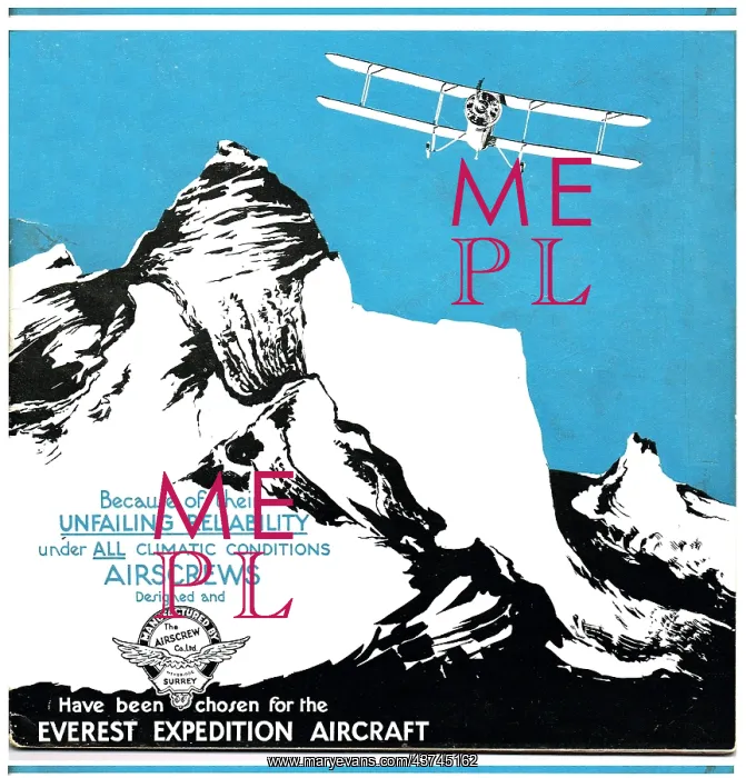 : Airscrew Co Mt Over Everest : Airscrew Co Mt Over Everest
