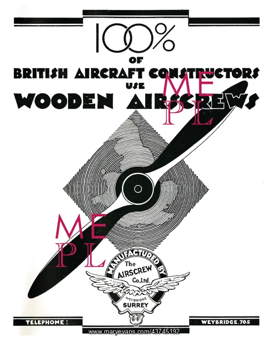 : Airscrew Co Used by 100% of British Constructors : Airscrew Co Used by 100% of British Constructors