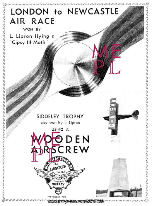 : Airscrew Co - Wooden Aiscrews : Airscrew Co - Wooden Aiscrews