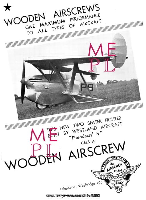 : Airscrew Co - Wooden Aiscrews : Airscrew Co - Wooden Aiscrews