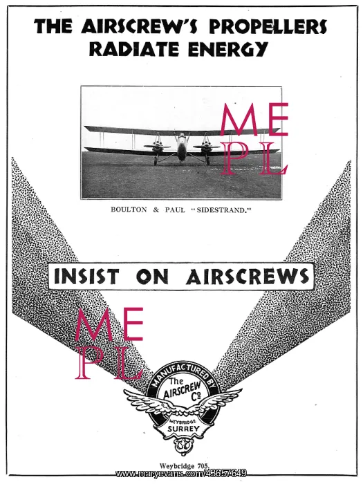: Airscrew's Propellers Radiate Energy : Airscrew's Propellers Radiate Energy