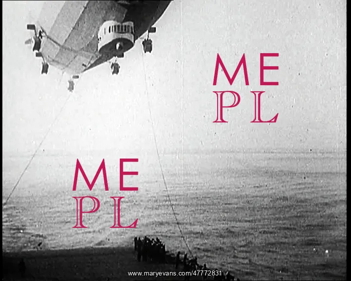 : Airship Approaching An Aircraft Carrier And : Airship Approaching An Aircraft Carrier And