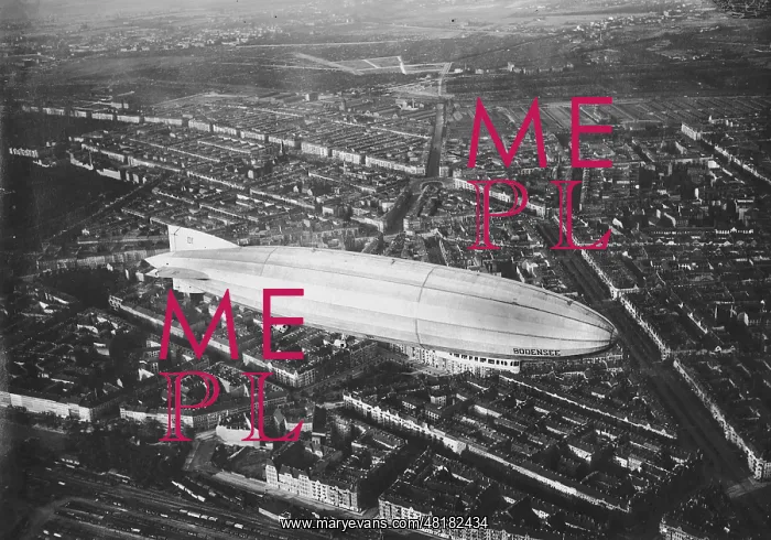 : The airship Bodensee, 1919 : The airship Bodensee, 1919