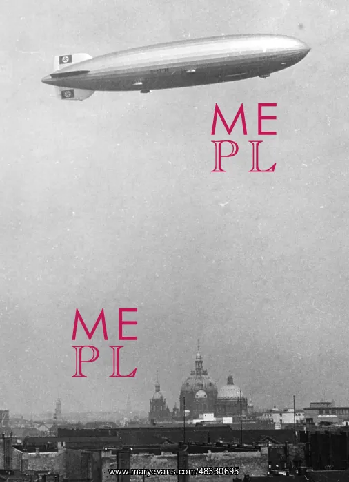 : The airship Graf Zeppelin over Berlin, 1939 : The airship Graf Zeppelin over Berlin, 1939