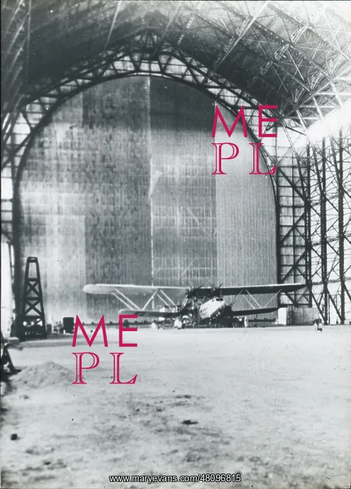  : Airship hanger, Karachi Air Post (ground view)