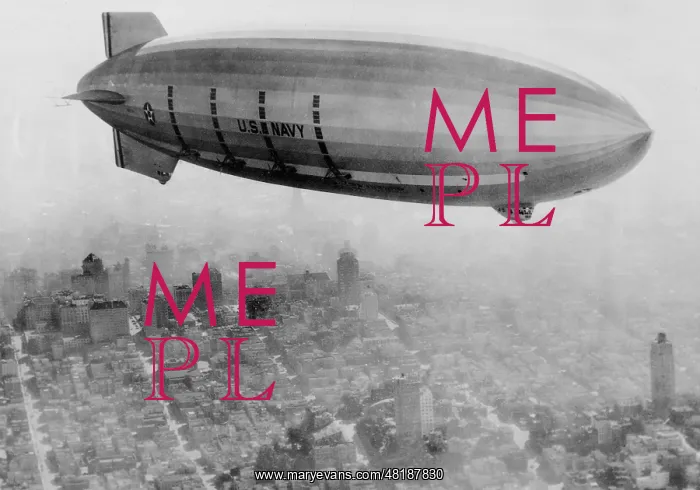 : The airship Macon over San Francisco, 1935 : The airship Macon over San Francisco, 1935