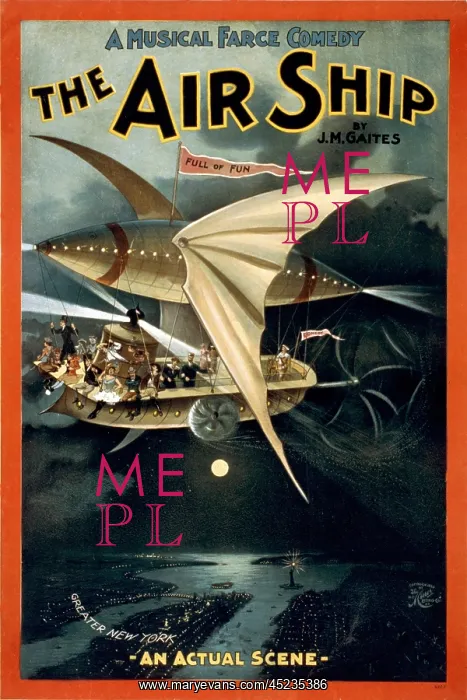 : THE AIRSHIP, a musical farce comedy, anticipated ? : THE AIRSHIP, a musical farce comedy, anticipated ?