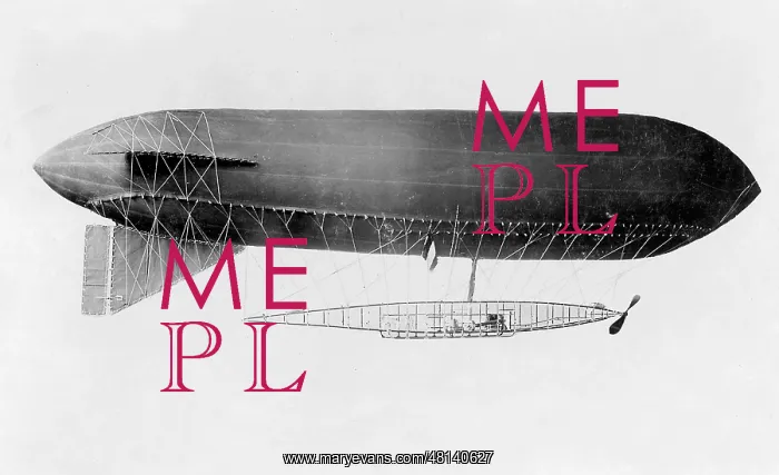: The airship RWMLSG, 1909 : The airship RWMLSG, 1909