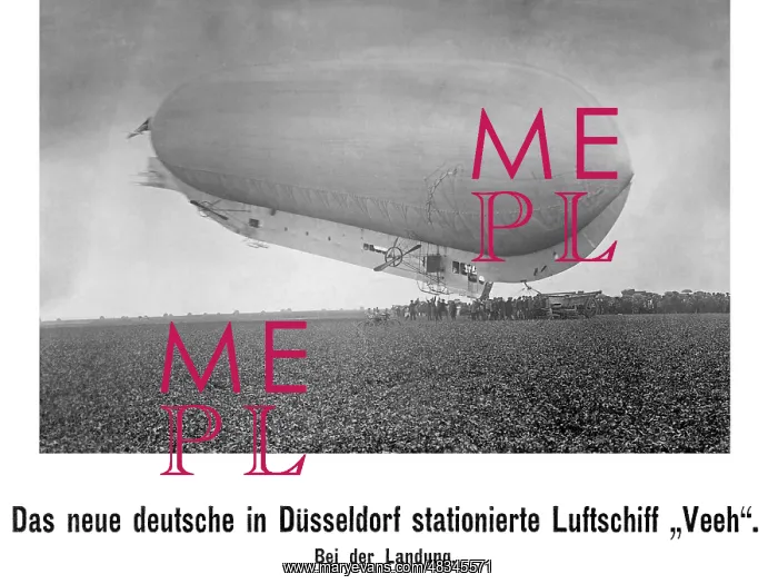 : The airship Veeh 1, 1912 : The airship Veeh 1, 1912