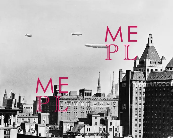 : Airships over New York, 1930 : Airships over New York, 1930