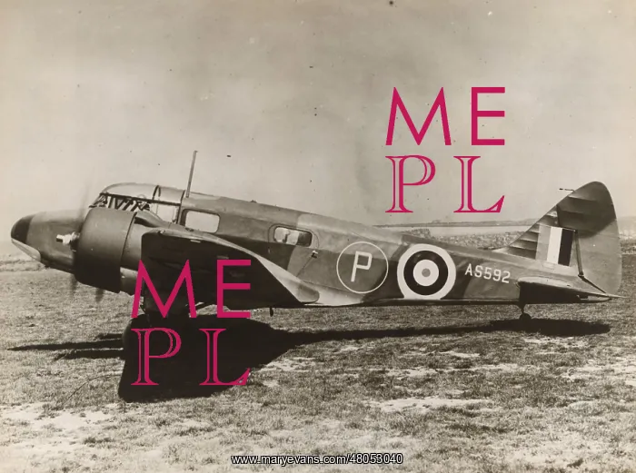 : Airspeed AS10 Oxford V prototype AS592 : Airspeed AS10 Oxford V prototype AS592