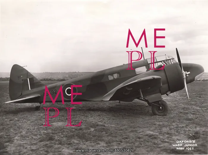 : Airspeed AS10 Oxford V prototype AS592 : Airspeed AS10 Oxford V prototype AS592