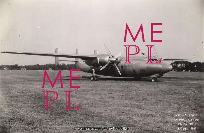 : Airspeed AS57 Ambassador first prototype G-AGUA : Airspeed AS57 Ambassador first prototype G-AGUA