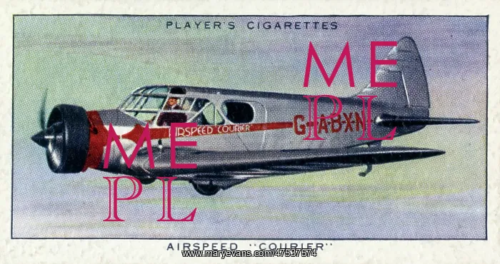 : Airspeed Courier aeroplane : Airspeed Courier aeroplane