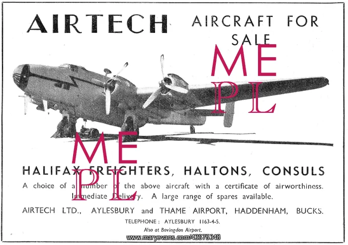 : Airtech Halifax & Halton Freighters : Airtech Halifax & Halton Freighters