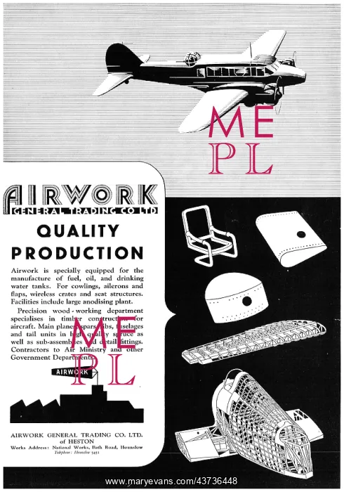 : Airwork AID Approved Aircraft Component : Airwork AID Approved Aircraft Component