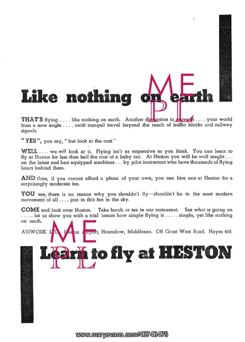  : Airwork Heston 1933