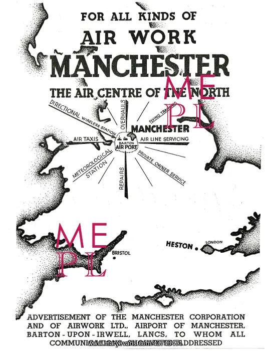 : Airwork Manchester The Air Centre Of The North : Airwork Manchester The Air Centre Of The North