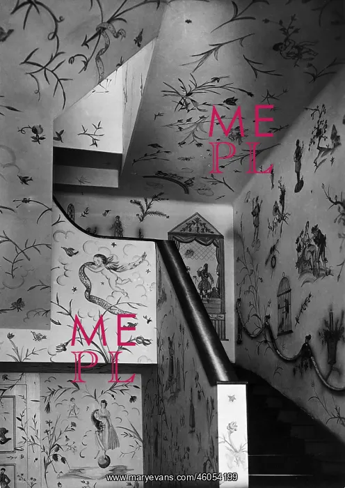 : The Aisle to the Showroom for Draperies of The Wiener Werkstaette in the Inner City : The Aisle to the Showroom for Draperies of The Wiener Werkstaette in the Inner City