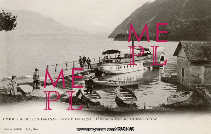 : Aix Les Bains - Lac du Bourget - Debarcadere de Haute-Combe : Aix Les Bains - Lac du Bourget - Debarcadere de Haute-Combe