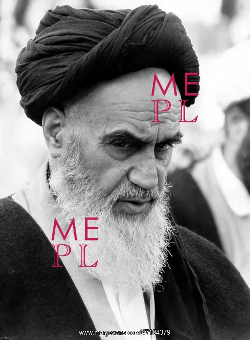 : Ajatollah KHOMEINI Portrait 1978 : Ajatollah KHOMEINI Portrait 1978