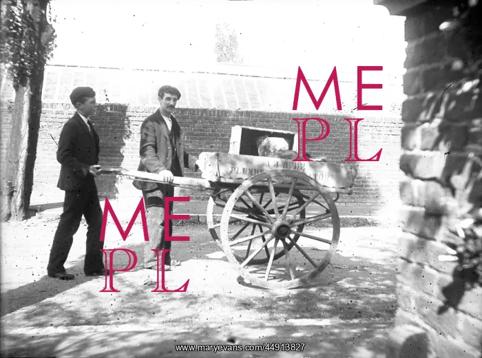 : A.J.Hyde, Plumber with hand-cart : A.J.Hyde, Plumber with hand-cart