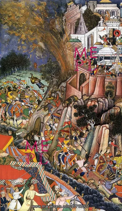  : Akbar Attacking the Fortress at Chittorgarh