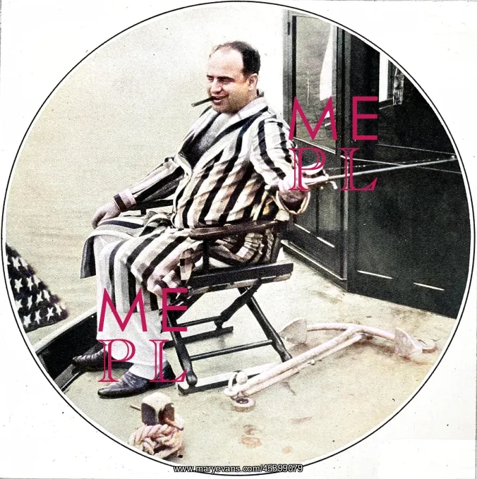 : Al Capone on vacation, c.1930 : Al Capone on vacation, c.1930