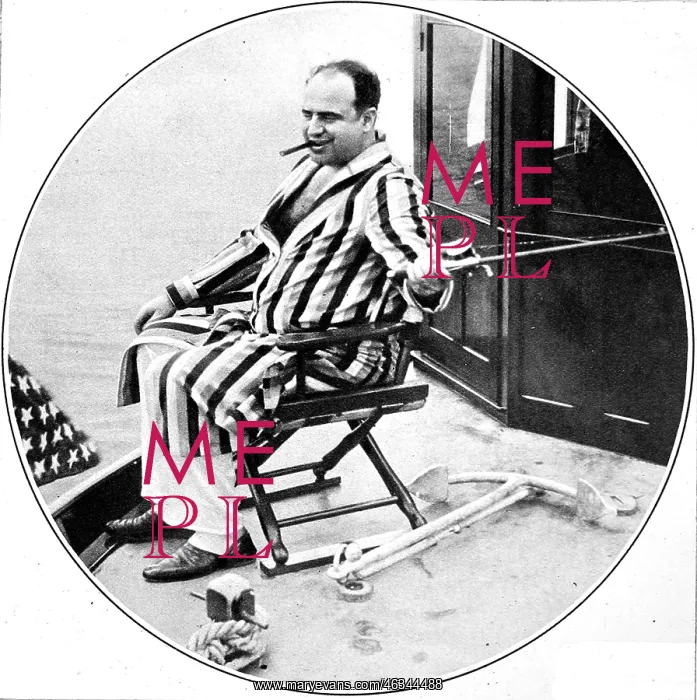 : Al Capone on vacation, c.1930 : Al Capone on vacation, c.1930