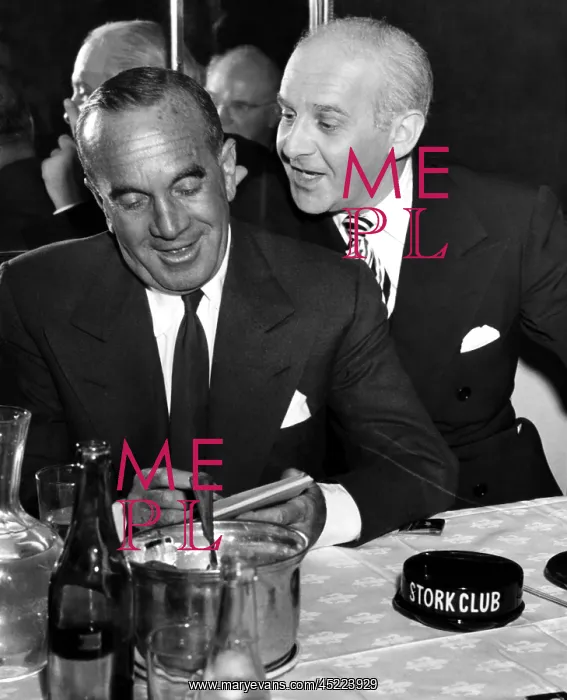 : Al Jolson, and Walter Winchell, at the Stork ? : Al Jolson, and Walter Winchell, at the Stork ?