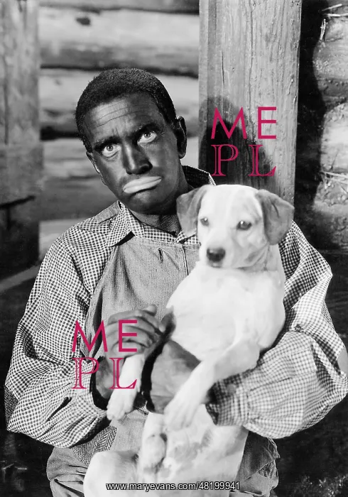 : Al Jolson with Whitey in Wonder Bar, 1934 : Al Jolson with Whitey in Wonder Bar, 1934