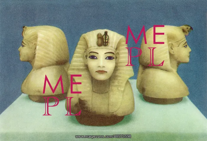 : Alabaster heads from Tutankhamun's tomb : Alabaster heads from Tutankhamun's tomb