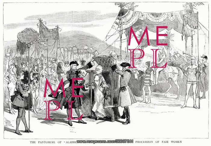 : Aladdin at Drury Lane, 1886 : Aladdin at Drury Lane, 1886