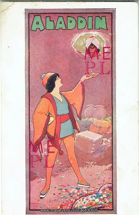 : Aladdin pantomime design : Aladdin pantomime design