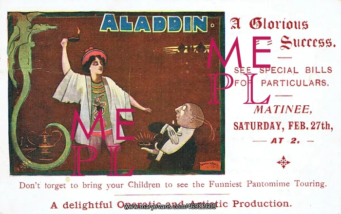 : Aladdin, touring to the Opera House, Northampton : Aladdin, touring to the Opera House, Northampton
