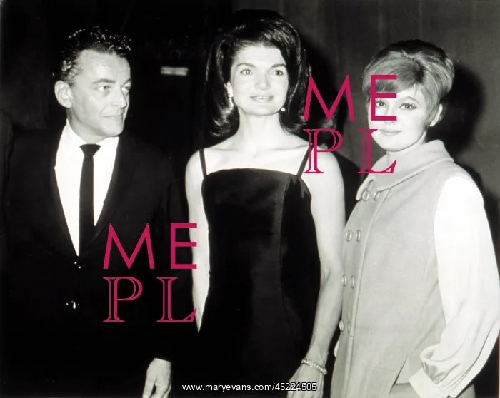 : Alan Jay Lerner, Jacqueline Kennedy & Barbara ? : Alan Jay Lerner, Jacqueline Kennedy & Barbara ?
