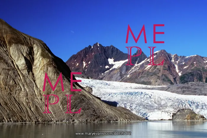  : ALASKA RIGGS GLACIER IN MUIR INLET