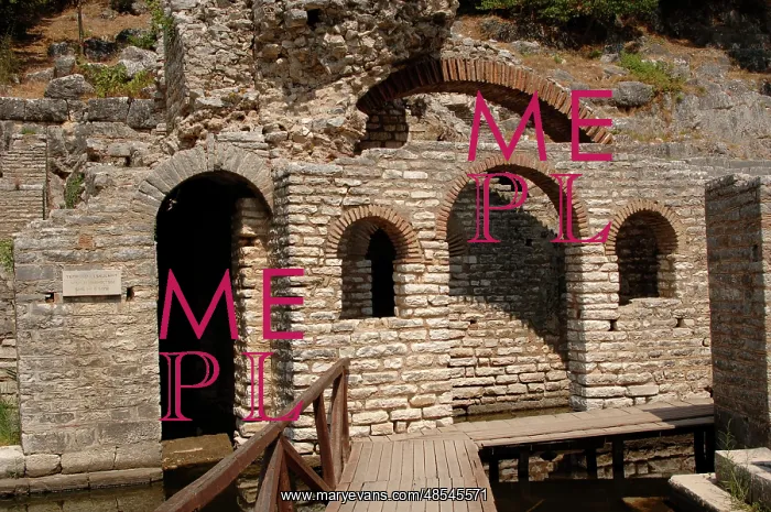 : Albania. Butrint. Temple of Asklepios : Albania. Butrint. Temple of Asklepios