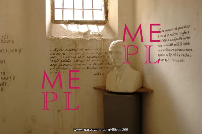  : Albania. Gjirokaster. Prison cell in the castle