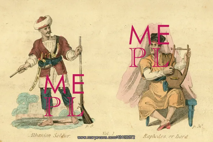 : Albanian Soldier and Rhapsodos : Albanian Soldier and Rhapsodos