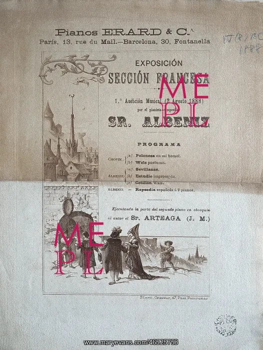 : ALBENIZ, Isaac (1860-1909) : ALBENIZ, Isaac (1860-1909)