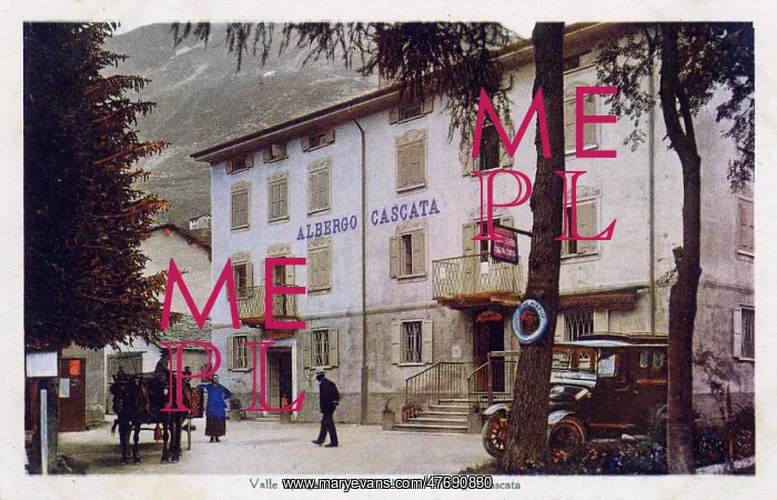 : Albergo Cascata, Madesimo, Valle Spluga, northern Italy : Albergo Cascata, Madesimo, Valle Spluga, northern Italy